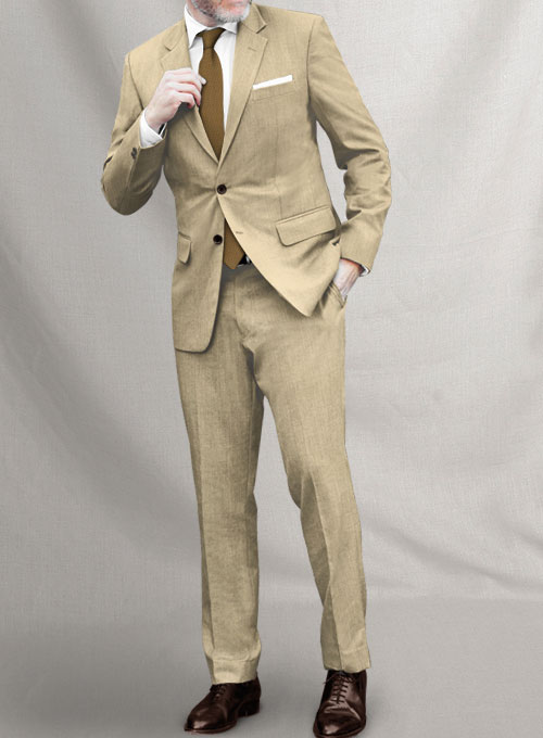 Napolean Khaki Wool Suit - Click Image to Close