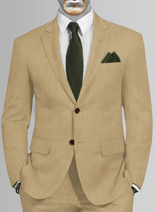 Napolean Khyber Khaki Wool Suit - Click Image to Close