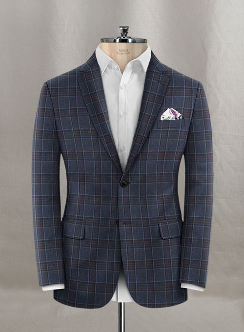 Napolean King Blue Wool Suit - Click Image to Close