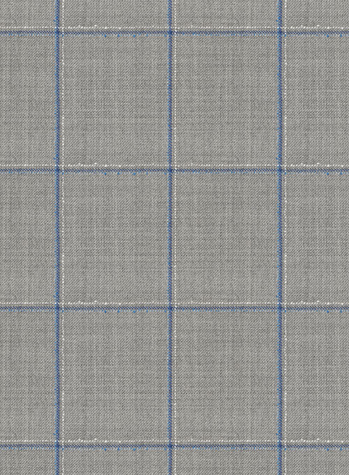 Napolean Pane Gray Wool Suit