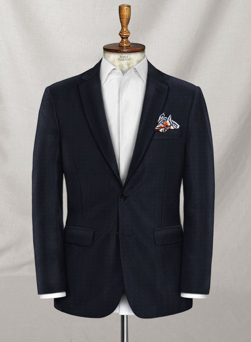Napolean Polka Blue Wool Suit - Click Image to Close