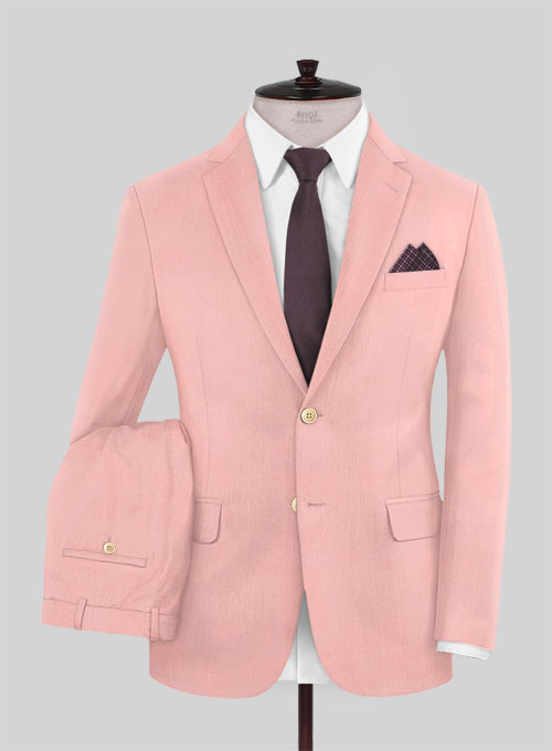 Napolean Runway Pink Wool Suit