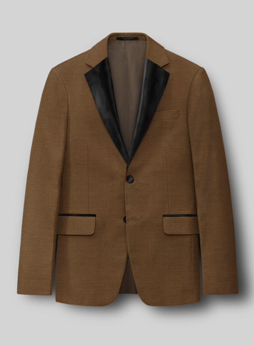 Napolean Rust Wool Tuxedo Suit