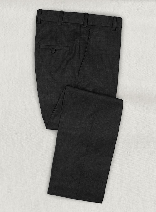 Napolean Stone Black Wool Suit - Click Image to Close