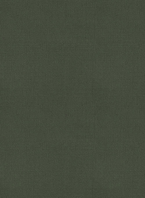 Napolean Military Green Wool Suit
