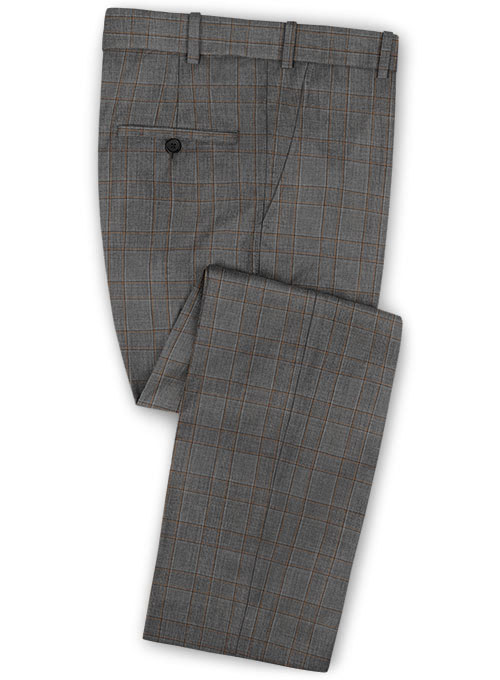 Napolean Strum Gray Wool Suit