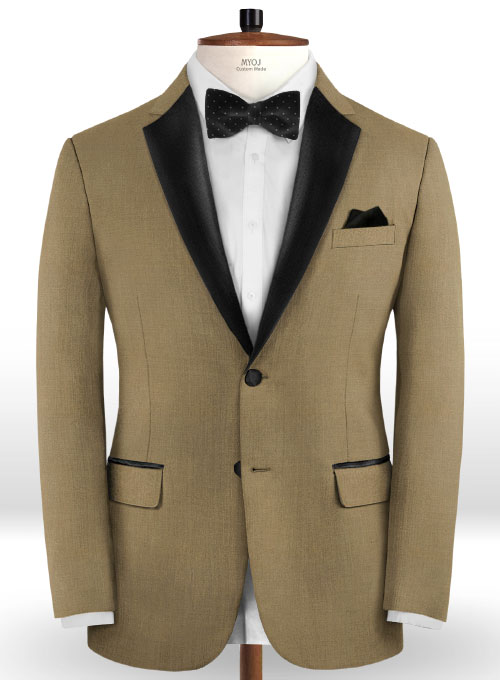 Napolean Moss Green Wool Tuxedo Suit - Click Image to Close