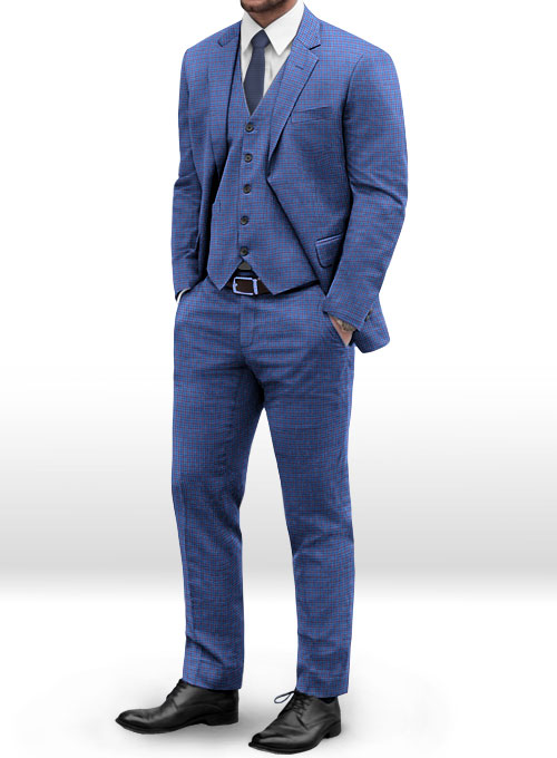 Napolean Rollz Blue Wool Suit