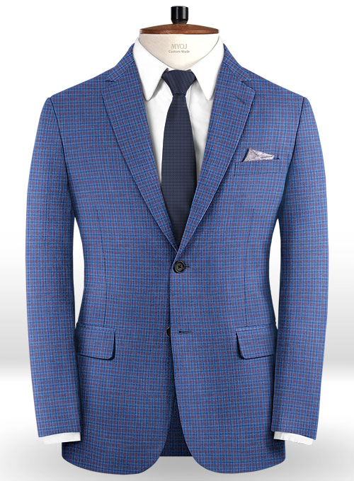 Napolean Rollz Blue Wool Suit
