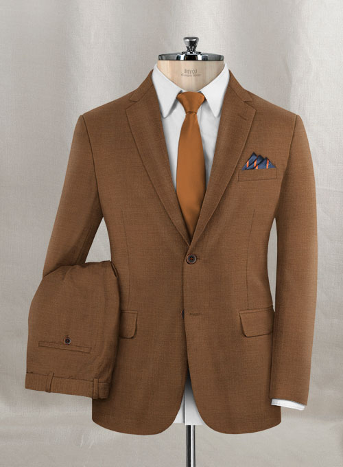 Napolean Rust Wool Suit