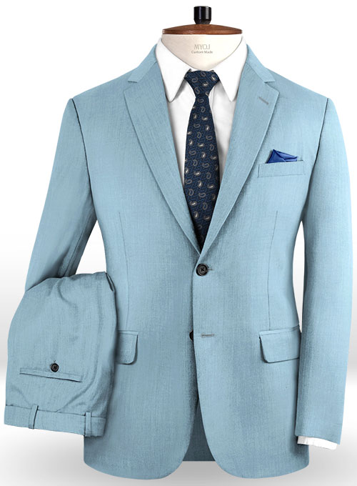 Napolean Taj Blue Wool Suit