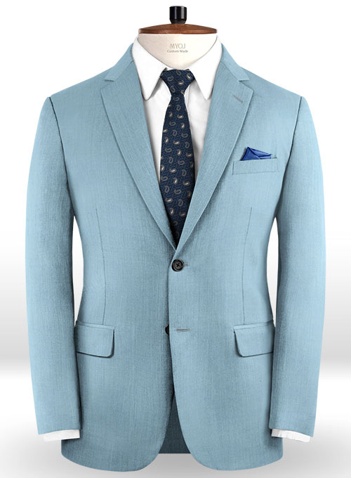 Napolean Taj Blue Wool Suit