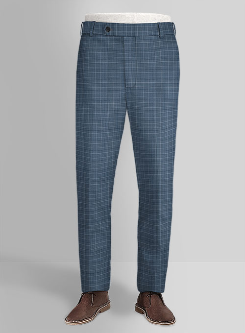 Napolean Tonia Blue Wool Suit