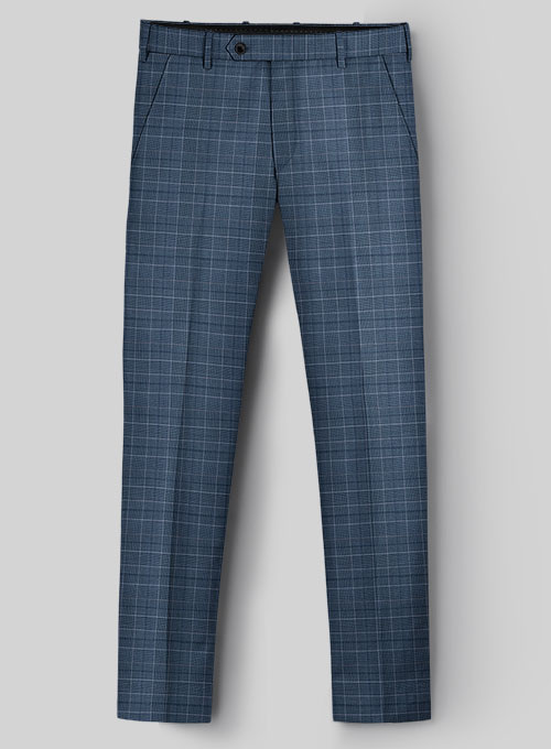 Napolean Tonia Blue Wool Suit