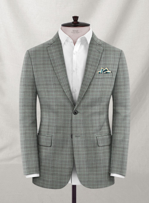 Napolean Tonia Gray Wool Suit - Click Image to Close