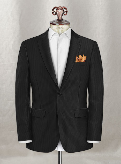 Napolean Twilight Black Wool Suit - Click Image to Close