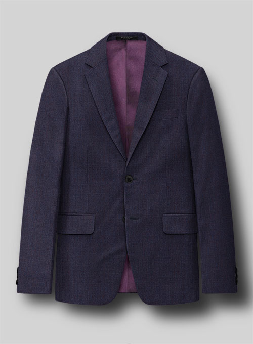 Napolean Eggplant Wool Suit