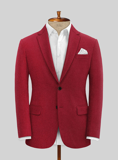 Naples Red Tweed Suit