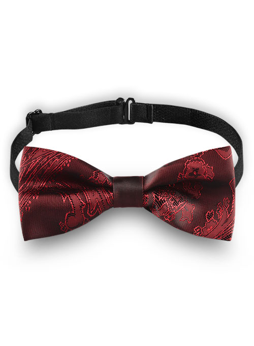 Paisley Bow - Red