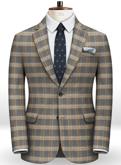 Parma Gray Feather Tweed Suit