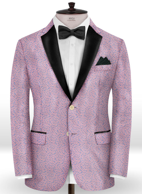 Perlo Lavender Wool Tuxedo Suit
