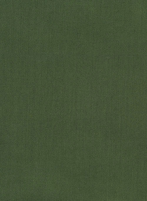 Pine Green Satin Cotton Suit