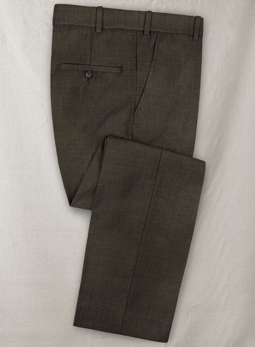 Pinhead Wool Brown Suit