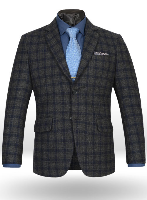 Porter Blue Tweed Suit