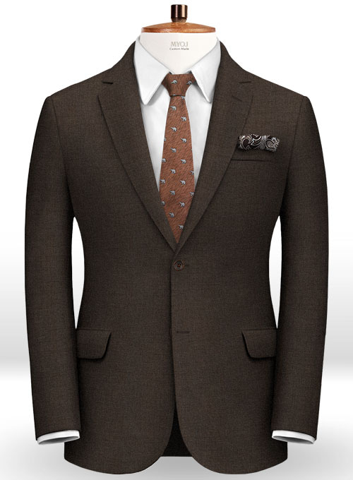 Prince Wool Brown Suit