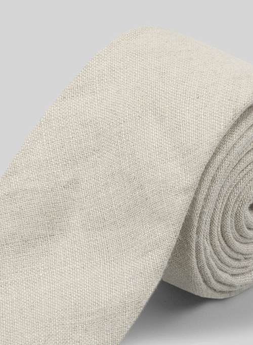 Linen Tie - Pure Barn Beige