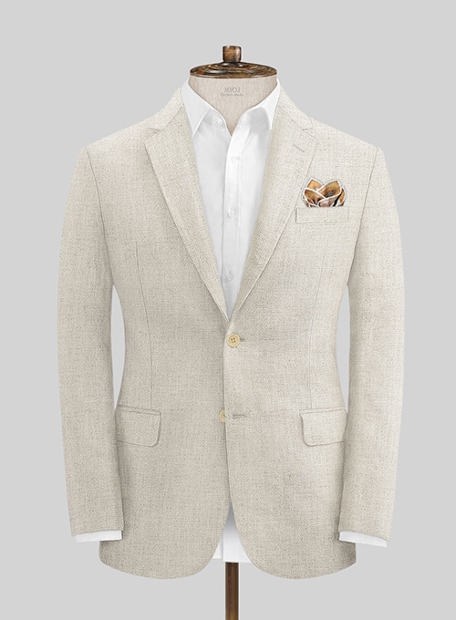 Pure Barn Beige Linen Suit