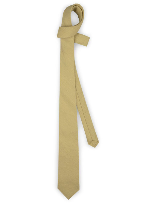 Linen Tie - Pure Tan