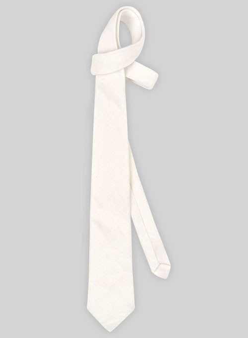 Linen Tie - Pure Natural Linen - Click Image to Close