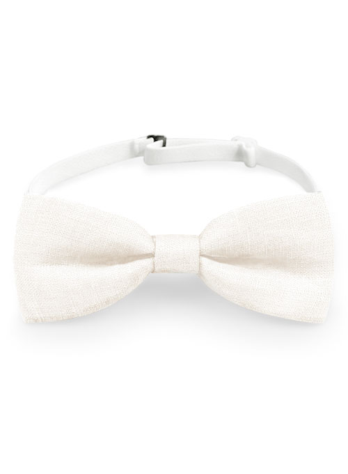 Pure Linen Bow - Natural - Click Image to Close