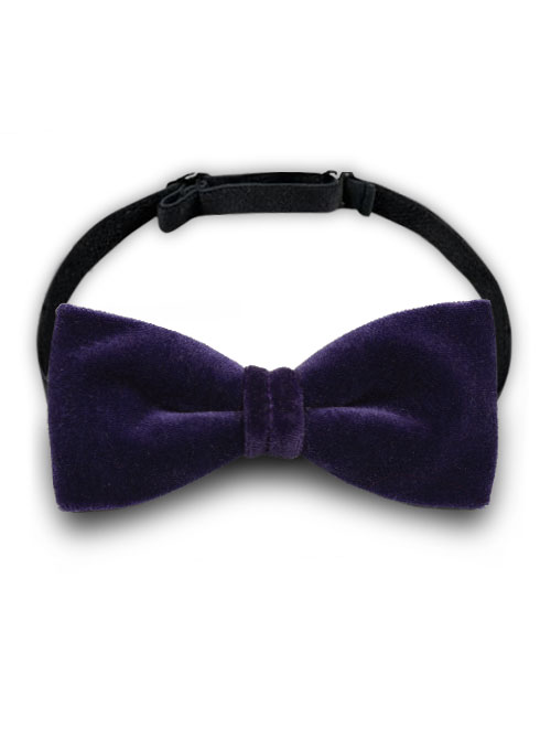 Velvet Bow - Purple - Click Image to Close