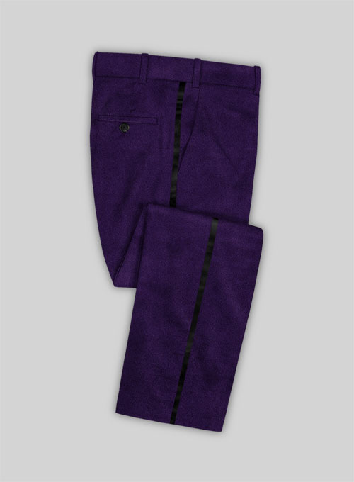 Purple Velvet Tuxedo Suit - Click Image to Close