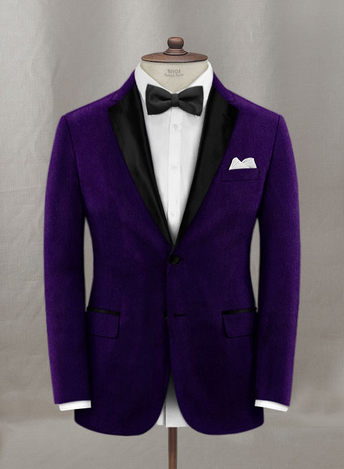 Iris Purple Velvet Tuxedo