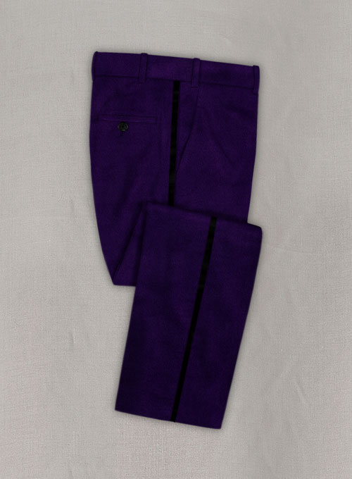 Purple Velvet Tuxedo Suit - Click Image to Close