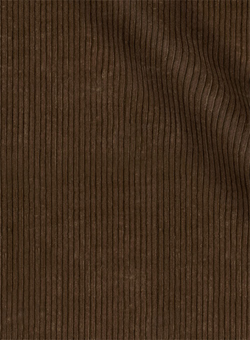 Rich Brown Thick Stretch Corduroy Suit