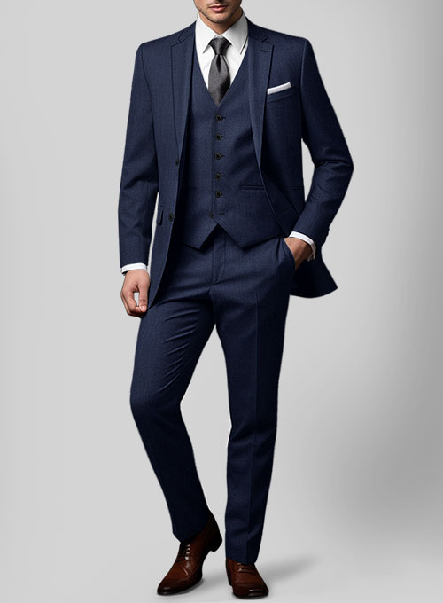 Reda Gem Blue Pure Wool Suit