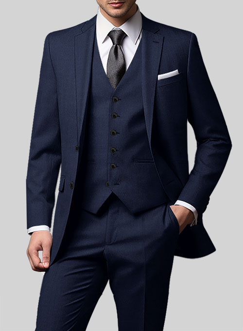 Reda Gem Blue Pure Wool Suit