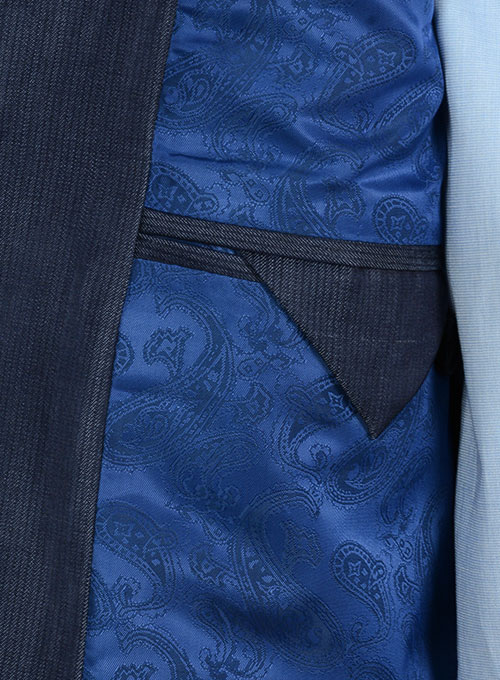 Reda Metro Blue Pure Wool Suit