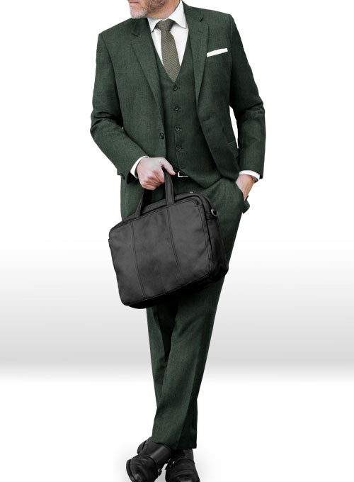 Reda Moss Green Pure Wool Suit