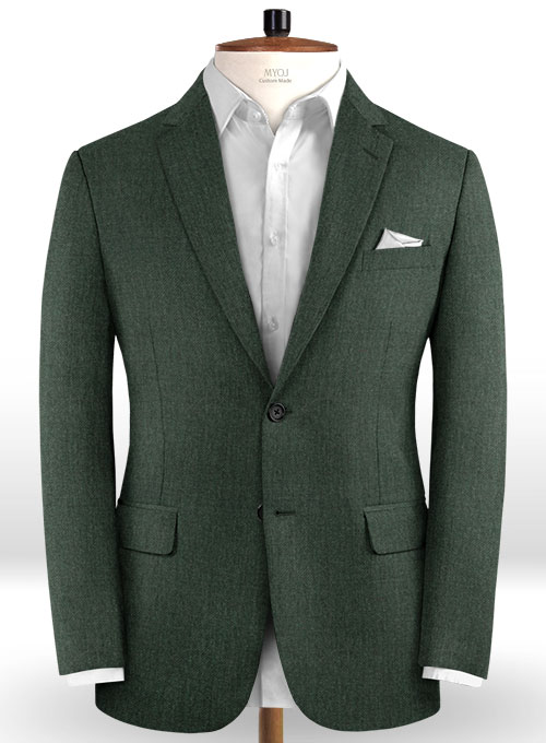 Reda Moss Green Pure Wool Suit
