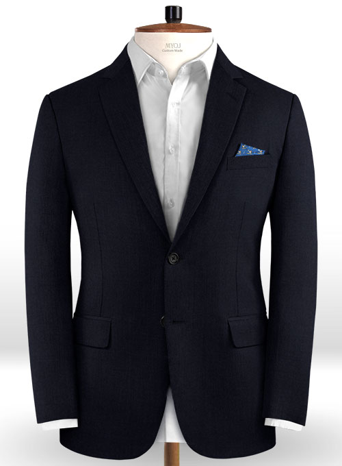 Reda Navy Blue Pure Wool Suit