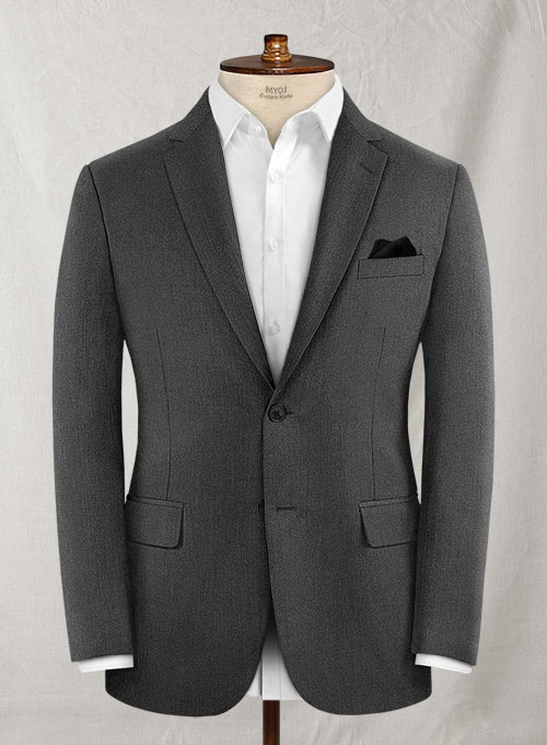 Reda Nova Charcoal Wool Suit - Click Image to Close