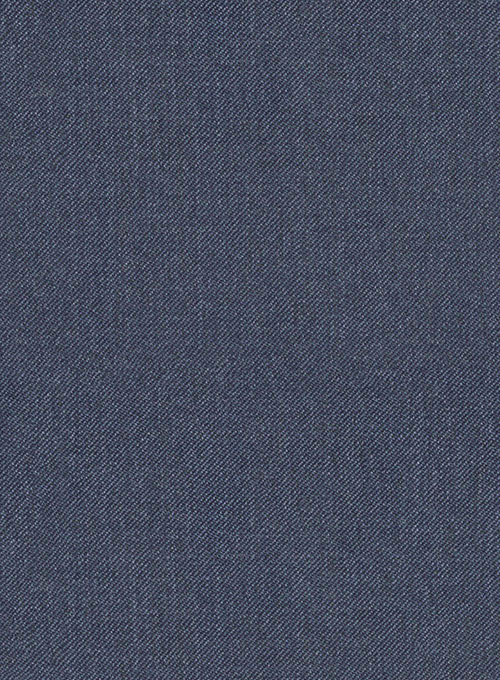 Reda Steel Blue Pure Wool Suit