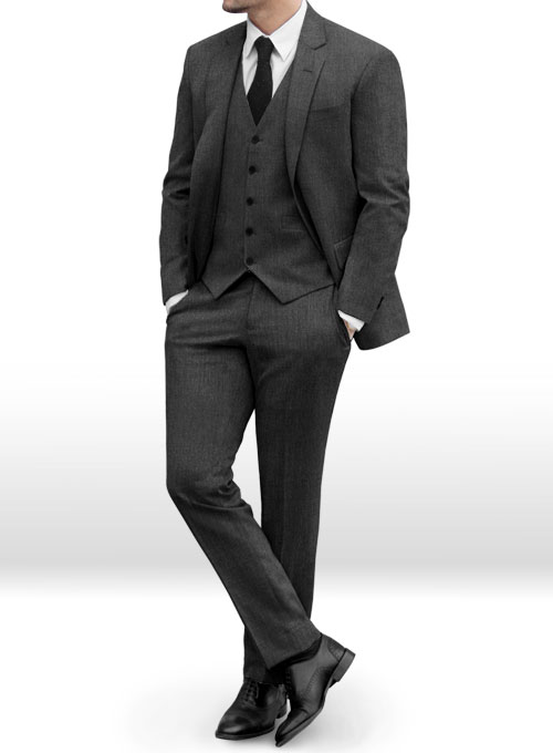 Reda Worsted Dark Gray Pure Wool Suit : Made To Measure Custom Jeans For  Men & Women, MakeYourOwnJeans®