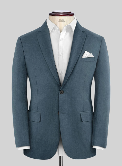 Reda Ebony Blue Wool Suit