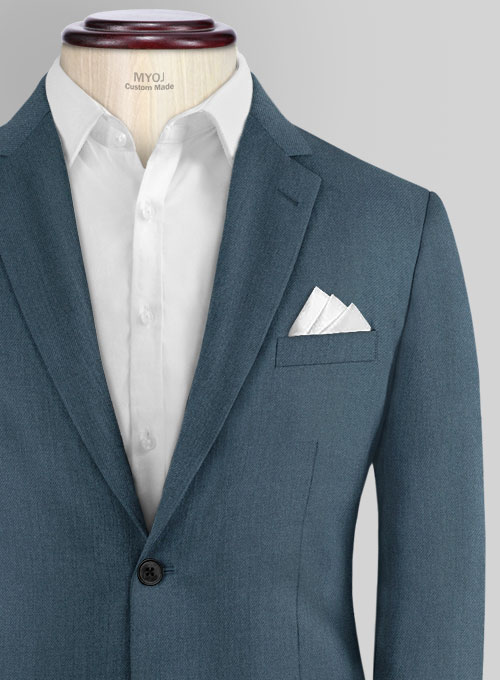 Reda Ebony Blue Wool Suit - Click Image to Close